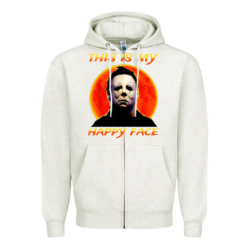 This Is My Happy Face Zipper Hoodie by artisFamous | Teevron
