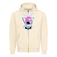 Sandshell antisocial wave anime Zipper Hoodie - artisFamous