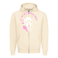Sandshell scream ghost Zipper Hoodie - artisFamous
