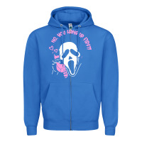 True Royal scream ghost Zipper Hoodie - artisFamous