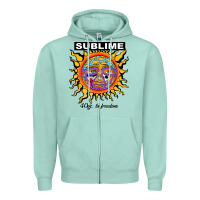 Seafoam sunflower sublime 40oz to freedom Zipper Hoodie - artisFamous
