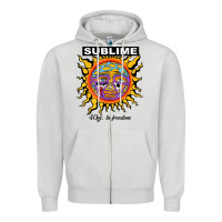 Dove Grey sunflower sublime 40oz to freedom Zipper Hoodie - artisFamous