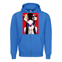 True Royal anime girl japanese Zipper Hoodie - artisFamous