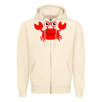 Sandshell Red Crab Zipper Hoodie - artisFamous