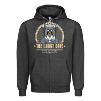 Charcoal Heather the roost animal cafe Zipper Hoodie - artisFamous