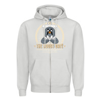 Dove Grey the roost animal cafe Zipper Hoodie - artisFamous