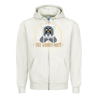 Oatmeal Heather the roost animal cafe Zipper Hoodie - artisFamous