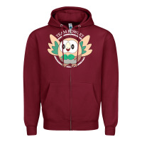 Burgundy team rowlet classic Zipper Hoodie - artisFamous
