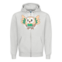 Dove Grey team rowlet classic Zipper Hoodie - artisFamous