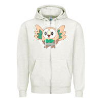 Oatmeal Heather team rowlet classic Zipper Hoodie - artisFamous