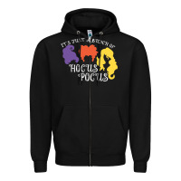 Black hocus pocus shirt Zipper Hoodie - artisFamous