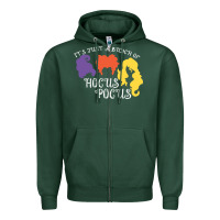 Sports Green hocus pocus shirt Zipper Hoodie - artisFamous