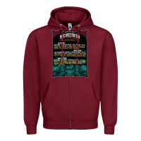 Burgundy face mask mansfield ohio inkcarceration lineup Zipper Hoodie - artisFamous