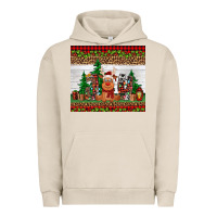 Pigment French Oak joy reindeer Urban Hoodie - Jasminsmagicworld