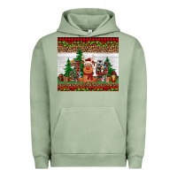 Pigment Oil Green joy reindeer Urban Hoodie - Jasminsmagicworld