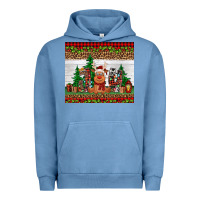 Pigment Pebble Blue joy reindeer Urban Hoodie - Jasminsmagicworld