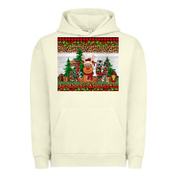 Pigment Pistachio joy reindeer Urban Hoodie - Jasminsmagicworld