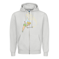 Dove Grey tinkerbell magic Zipper Hoodie - artisFamous