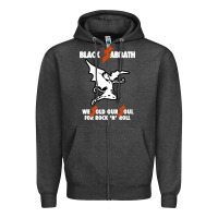 Black Rock And Roll Zipper Hoodie | Teevron