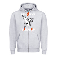 Heather Grey black rock and roll Zipper Hoodie - artisFamous