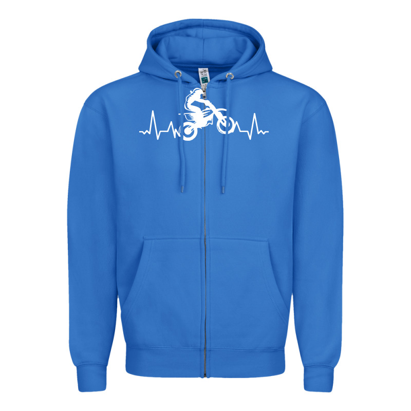 Dirt Bike Zipper Hoodie by artisFamous | Teevron