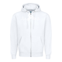 White dirt bike Zipper Hoodie - artisFamous