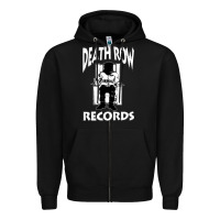 Black death row records black Zipper Hoodie - artisFamous