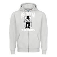 Dove Grey death row records black Zipper Hoodie - artisFamous