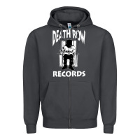 Smoke death row records black Zipper Hoodie - artisFamous