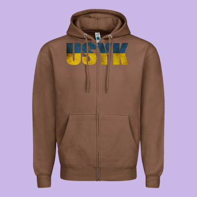 Usyk Zipper Hoodie Designed By Artisfamous