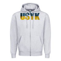 Heather Grey USYK Zipper Hoodie - artisFamous