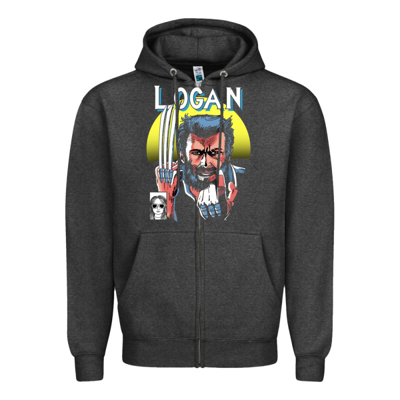 Old Man Logan Cover Zipper Hoodie by artisFamous | Teevron