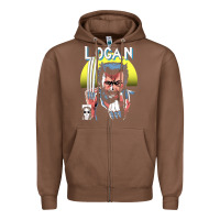 Chestnut old man logan cover Zipper Hoodie - artisFamous