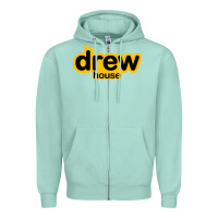 Seafoam drew smile house Zipper Hoodie - artisFamous