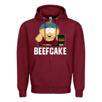 Burgundy beefcake Zipper Hoodie - artisFamous