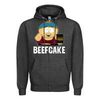 Charcoal Heather beefcake Zipper Hoodie - artisFamous