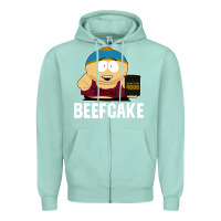 Seafoam beefcake Zipper Hoodie - artisFamous