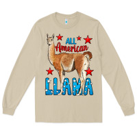 Mushroom All American Lama Long Sleeve Tee - LillyAllenDesigns