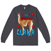 Smoke All American Lama Long Sleeve Tee - LillyAllenDesigns