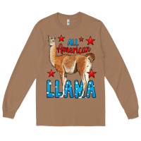 Toasted Coconut All American Lama Long Sleeve Tee - LillyAllenDesigns