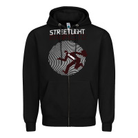 Black streetlight manisfesto vertigo Zipper Hoodie - artisFamous