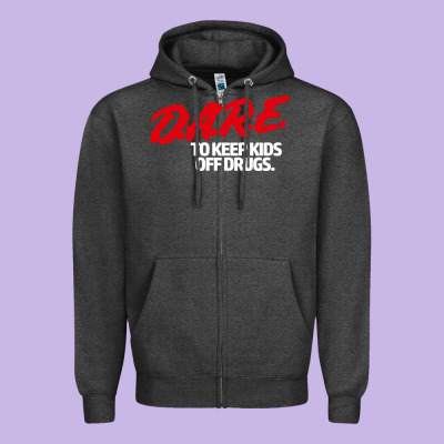 Dare Shirt Zipper Hoodie Designed By Artisfamous