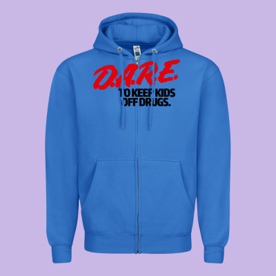 Dare Shirt Zipper Hoodie Designed By Artisfamous