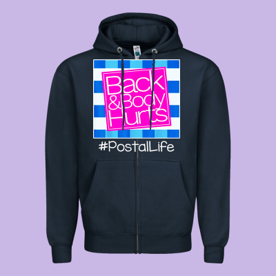 Back And Body Hurts Zipper Hoodie Designed By Artisfamous