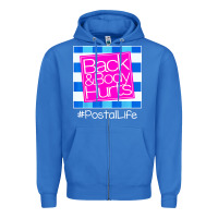 True Royal back and body hurts Zipper Hoodie - artisFamous