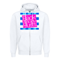White back and body hurts Zipper Hoodie - artisFamous