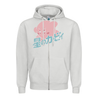 Dove Grey funny kirby kanji Zipper Hoodie - artisFamous