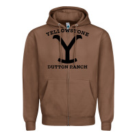Chestnut black stone dutton ranch Zipper Hoodie - artisFamous