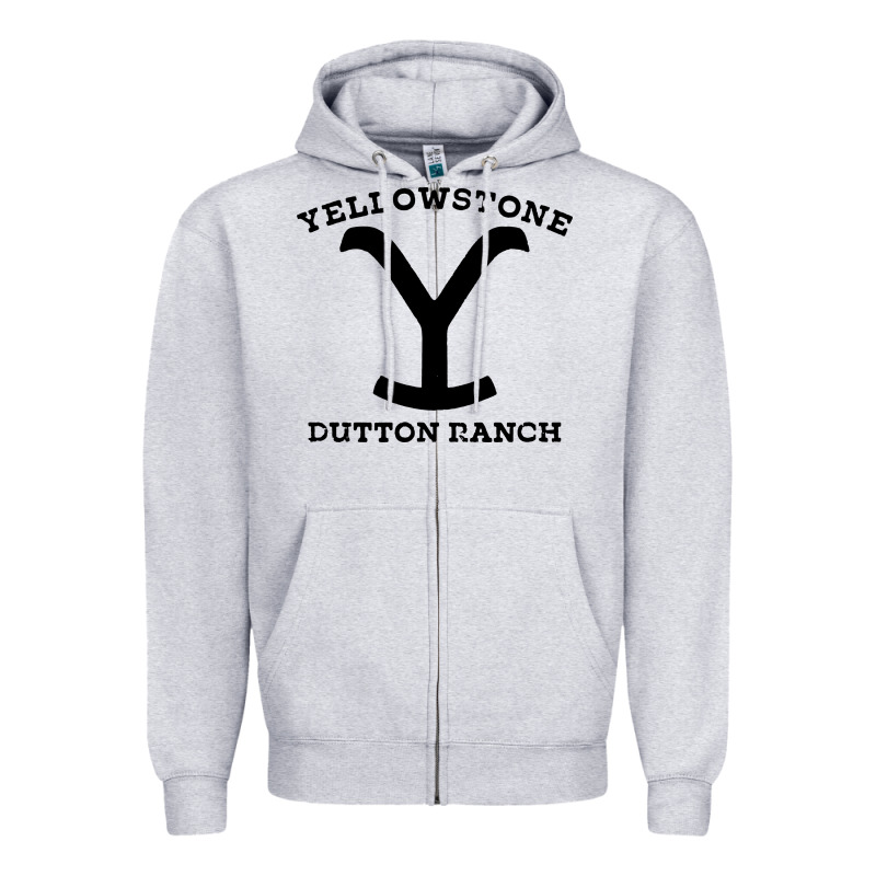 Black Stone Dutton Ranch Zipper Hoodie by artisFamous | Teevron