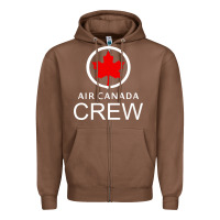 Chestnut aviation air canada crew Zipper Hoodie - artisFamous